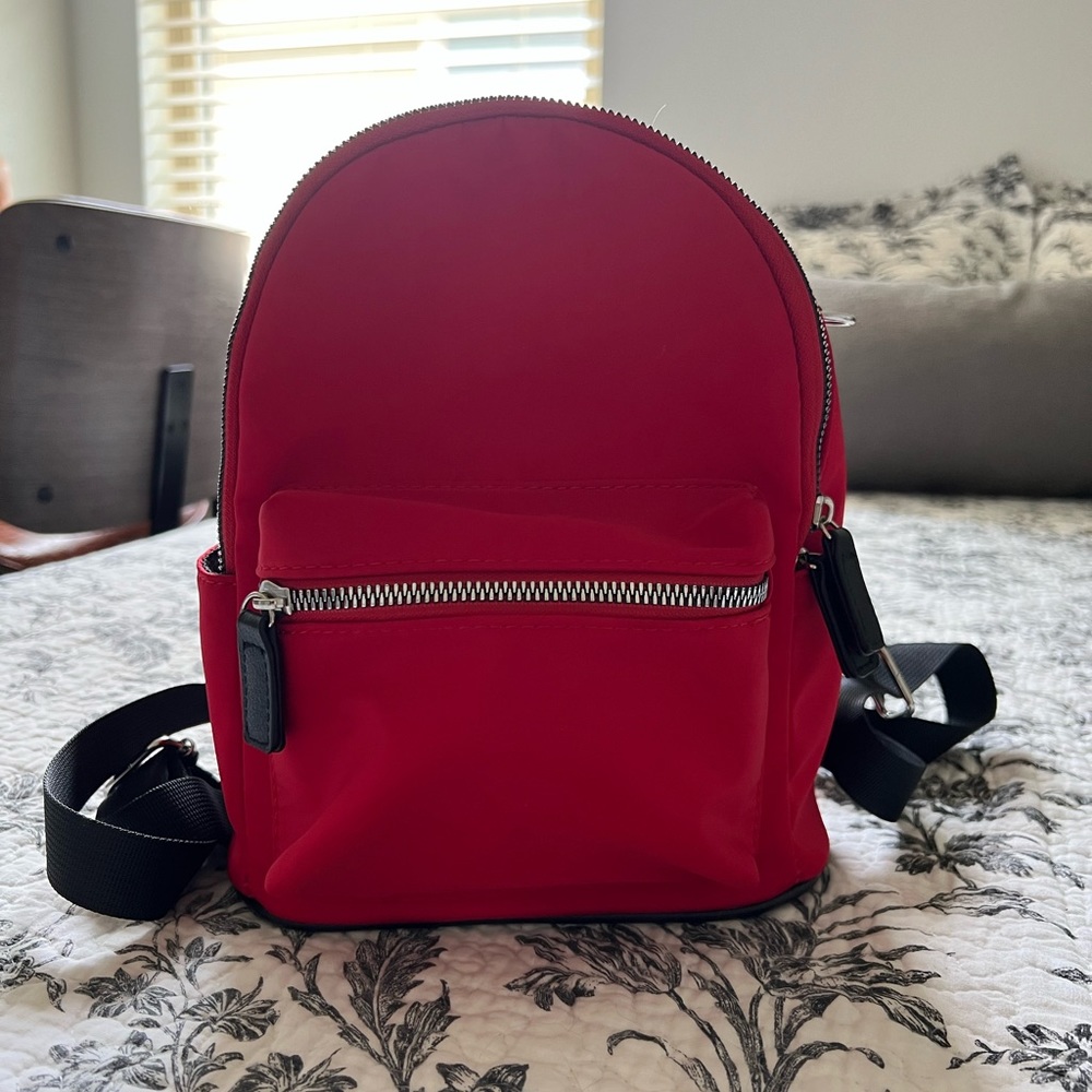 Red Mini Backpack. Like new!